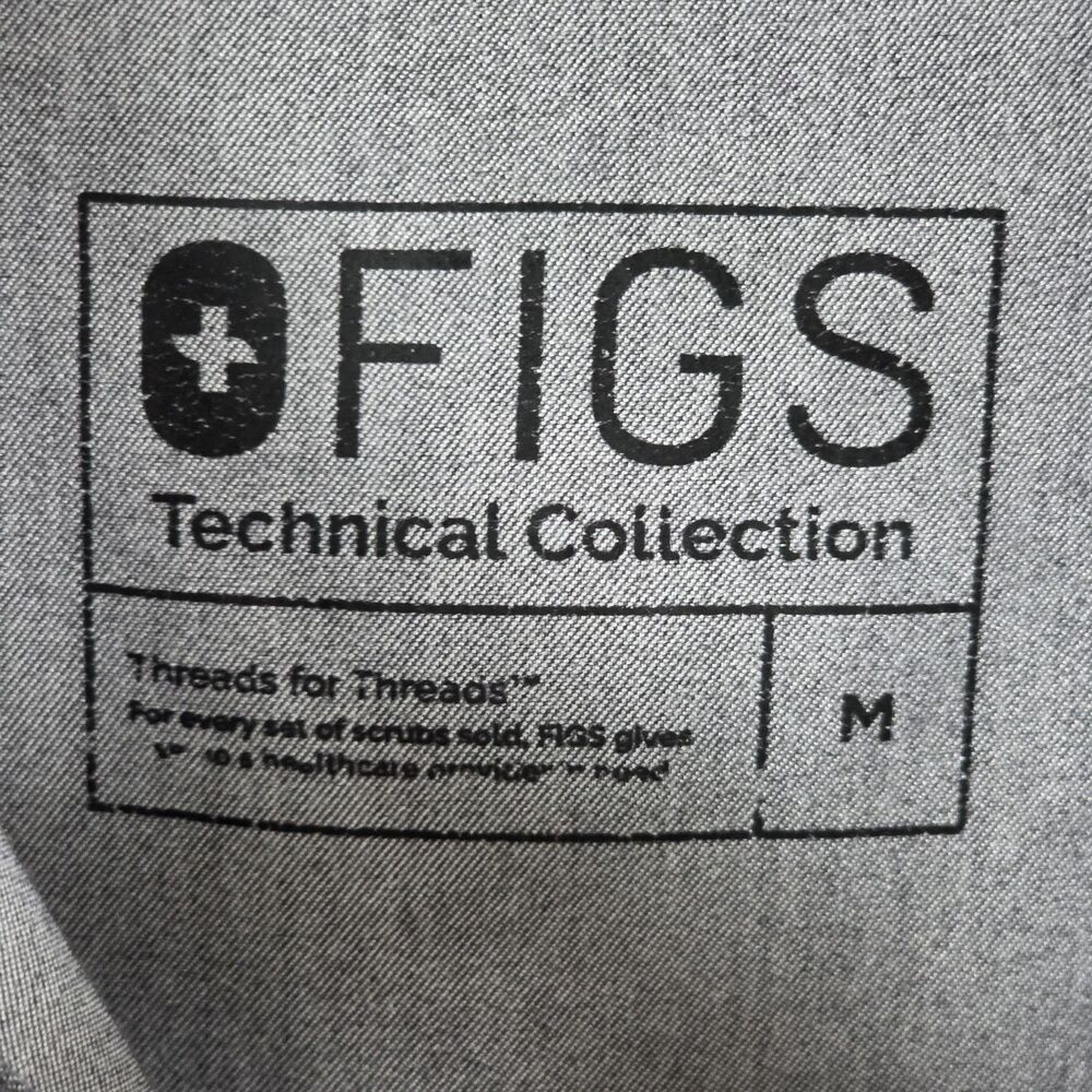 Figs Rafaela Technical Collection Scrub Top Women’s M Sleeveless Gray - Picture 2 of 10